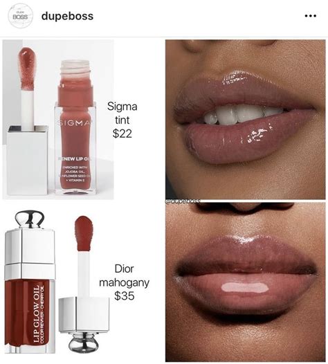 dior mahogany lip glow dupe|christian dior addict lip glow.